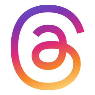 Logo Threads - media sosial MHKES UNINUS
